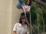 引退前の水掛・水掛けられ祭り